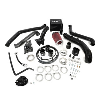 Picture of 2013-2016 Chevrolet / GMC S300 Single Install Kit No Turbo Satin Black HSP Diesel