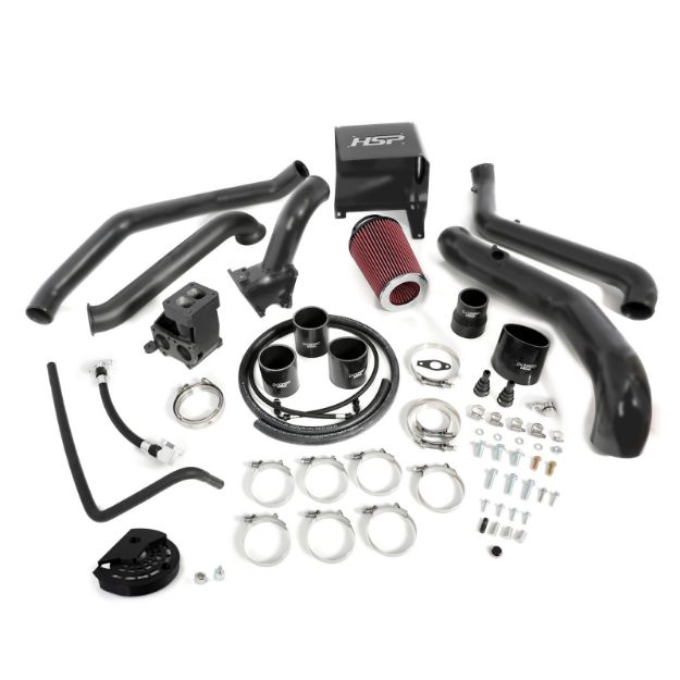 Picture of 2011-2012 Chevrolet / GMC S300 Single Install Kit No Turbo Satin Black HSP Diesel
