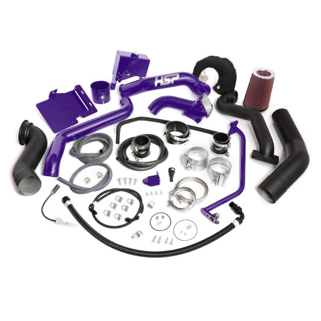 Picture of 2013-2016 Chevrolet / GMC Over Stock Twin Kit No Turbo Factory Battery Location Candy Purple HSP Diesel