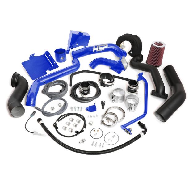 Picture of 2011-2012 Chevrolet / GMC Over Stock Twin Kit No Turbo Factory Battery Location Candy Blue HSP Diesel
