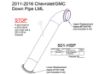 Picture of 2011-2016 Chevrolet / GMC Down Pipe Raw HSP Diesel