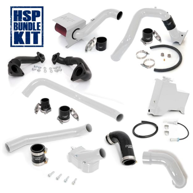 Picture of 2007.5-2010 Chevrolet / GMC Deluxe Max Air Flow Bundle White HSP Diesel