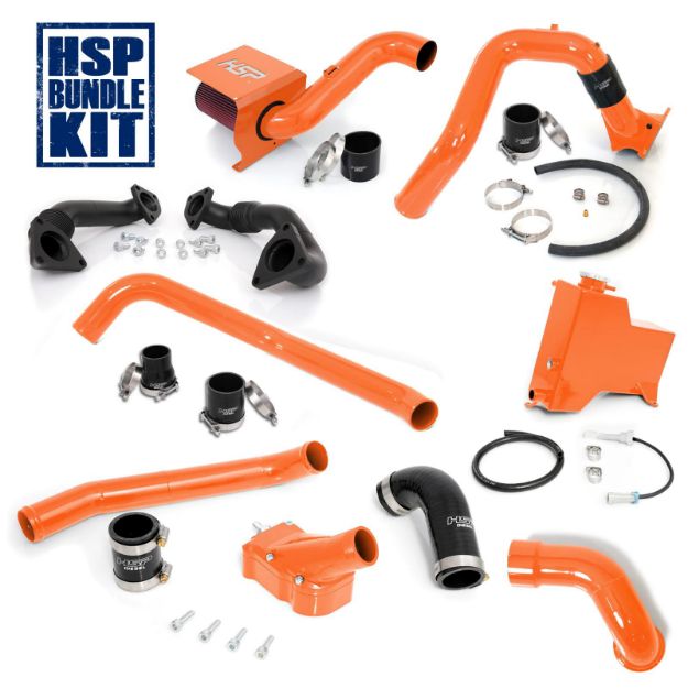 Picture of 2007.5-2010 Chevrolet / GMC Deluxe Max Air Flow Bundle Orange HSP Diesel