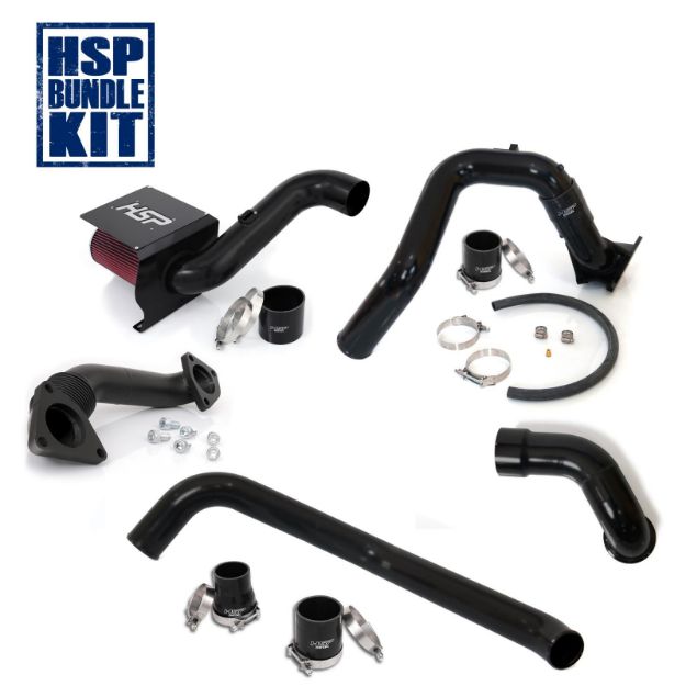 Picture of 2007.5-2010 Chevrolet / GMC Max Air Flow Bundle Satin Black HSP Diesel