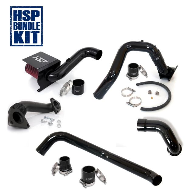Picture of 2007.5-2010 Chevrolet / GMC Max Air Flow Bundle Gloss Black HSP Diesel
