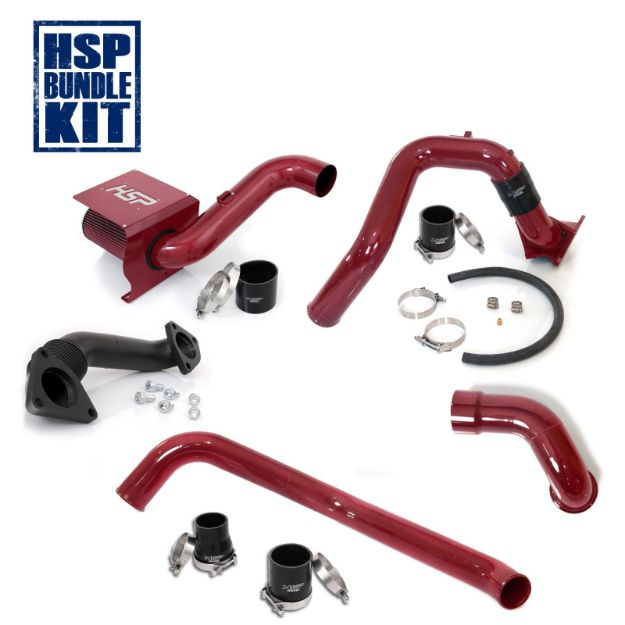 Picture of 2007.5-2010 Chevrolet / GMC Max Air Flow Bundle Candy Red HSP Diesel