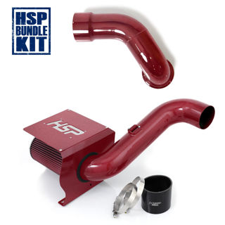 Picture of 2007.5-2010 Chevrolet / GMC Cold Air Intake Bundle Candy Red HSP Diesel