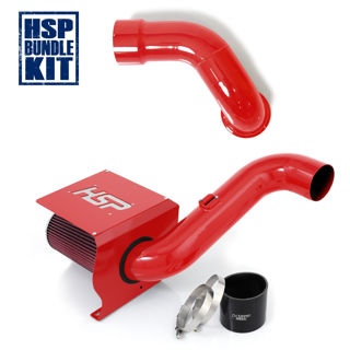 Picture of 2007.5-2010 Chevrolet / GMC Cold Air Intake Bundle Blood Red HSP Diesel