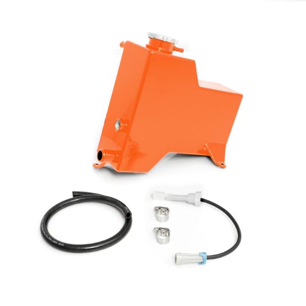 Picture of 2007.5-2010 Chevrolet / GMC Factory Replacement Coolant Tank Orange HSP Diesel