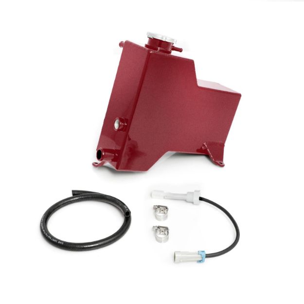 Picture of 2007.5-2010 Chevrolet / GMC Factory Replacement Coolant Tank Candy Red HSP Diesel