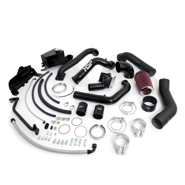 Picture of 2007.5-2010 Chevrolet / GMC Over Stock Twin Kit No Turbo Factory Battery Location Gloss Black HSP Diesel