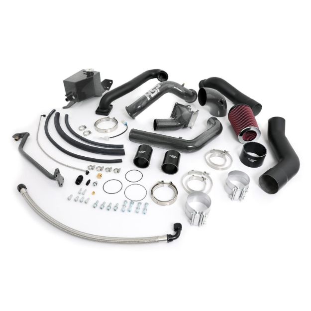 Picture of 2007.5-2010 Chevrolet / GMC Over Stock Twin Kit No Turbo Corner Location Dark Grey HSP Diesel