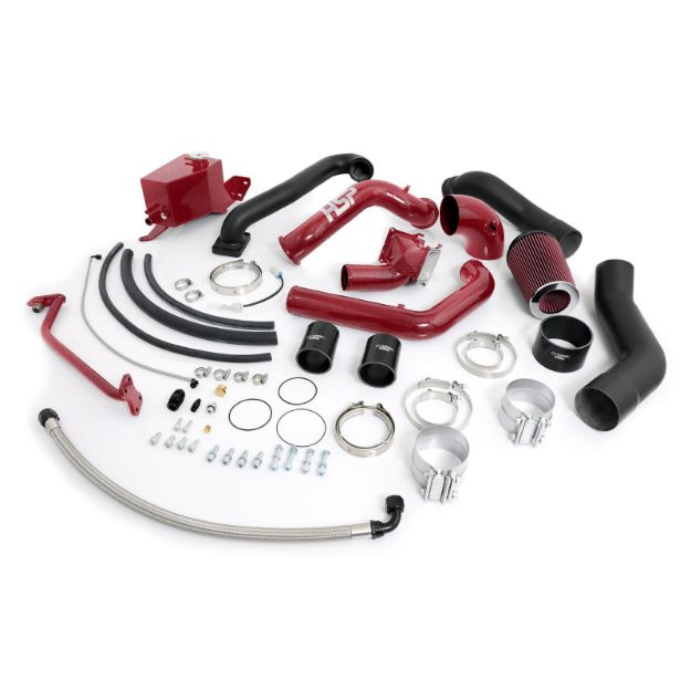 Picture of 2007.5-2010 Chevrolet / GMC Over Stock Twin Kit No Turbo Corner Location Candy Red HSP Diesel