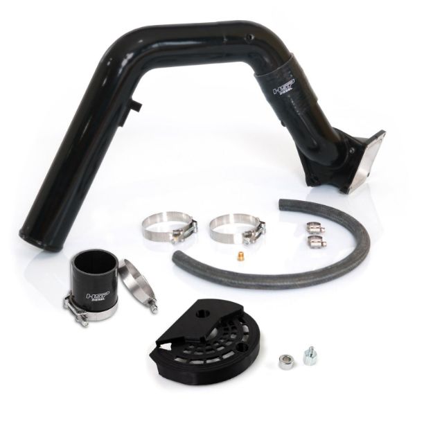 Picture of 2007.5-2010 Chevrolet / GMC Max Flow Bridge and Cold Side Tube Over Alt Satin Black HSP Diesel