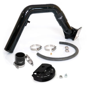 Picture of 2007.5-2010 Chevrolet / GMC Max Flow Bridge and Cold Side Tube Over Alt Gloss Black HSP Diesel