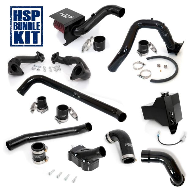 Picture of 2006-2007 Chevrolet / GMC Deluxe Max Air Flow Bundle Gloss Black HSP Diesel