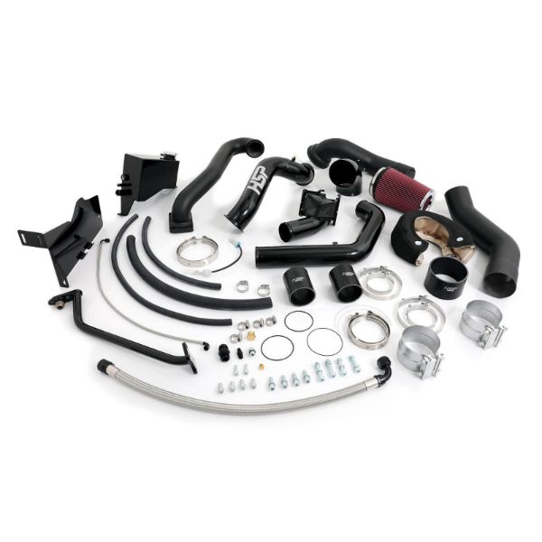Picture of 2006-2007 Chevrolet / GMC Over Stock Twin Kit No Turbo Factory Battery Location Gloss Black HSP Diesel