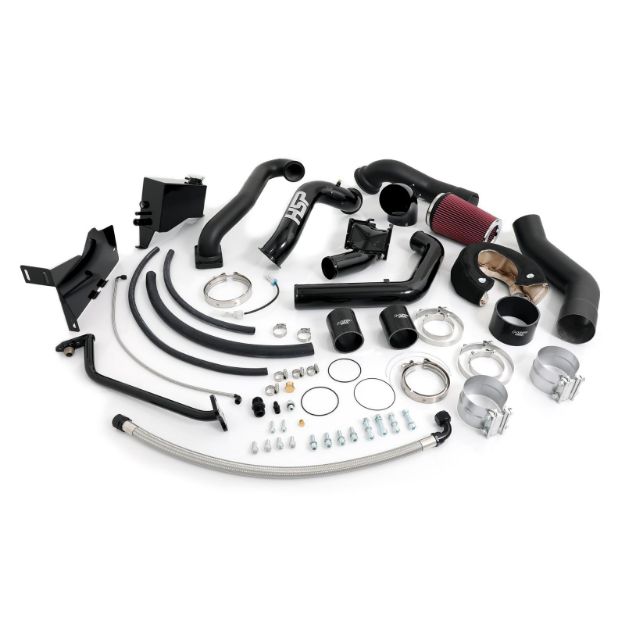 Picture of 2006-2007 Chevrolet / GMC Over Stock Twin Kit No Turbo Factory Battery Location Gloss Black HSP Diesel