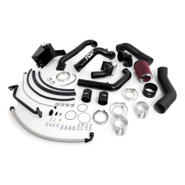 Picture of 2006-2007 Chevrolet / GMC Over Stock Twin Kit No Turbo Corner Location Gloss Black HSP Diesel