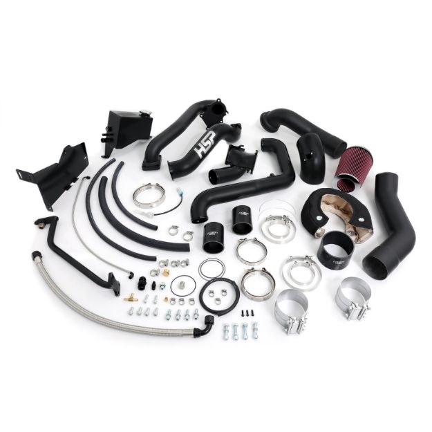 Picture of 2001-2004 Chevrolet / GMC Over Stock Twin Kit No Turbo Factory Battery Location Satin Black HSP Diesel