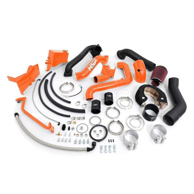 Picture of 2001-2004 Chevrolet / GMC Over Stock Twin Kit No Turbo Factory Battery Location Orange HSP Diesel