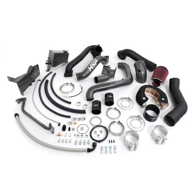 Picture of 2001-2004 Chevrolet / GMC Over Stock Twin Kit No Turbo Factory Battery Location Dark Grey HSP Diesel
