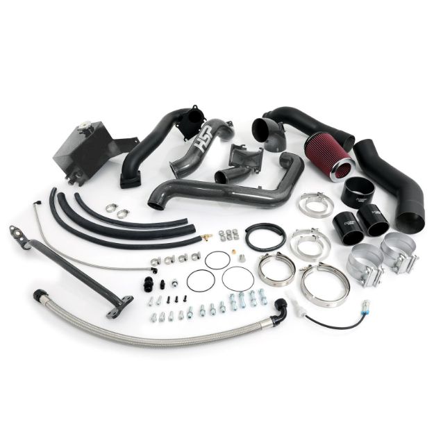 Picture of 2001-2004 Chevrolet / GMC Over Stock Twin Kit No Turbo Corner Location Dark Grey HSP Diesel