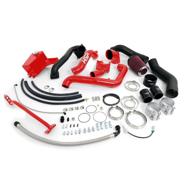 Picture of 2001-2004 Chevrolet / GMC Over Stock Twin Kit No Turbo Corner Location Blood Red HSP Diesel