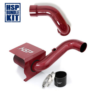 Picture of 2004.5-2007 Chevrolet / GMC Cold Air Intake Bundle Candy Red HSP Diesel