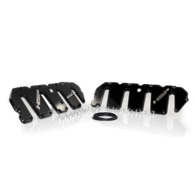 Picture of 2004.5-2010 Chevrolet / GMC Billet Valve Covers Satin Black HSP Diesel