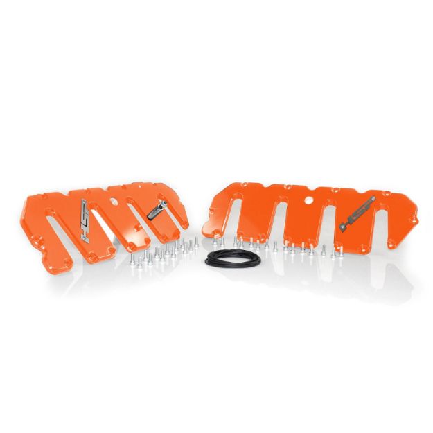 Picture of 2004.5-2010 Chevrolet / GMC Billet Valve Covers Orange HSP Diesel