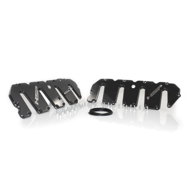 Picture of 2004.5-2010 Chevrolet / GMC Billet Valve Covers Dark Grey HSP Diesel