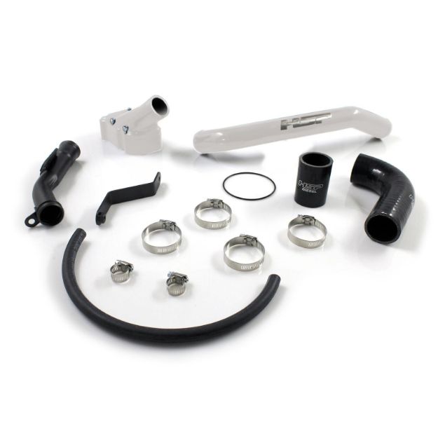 Picture of 2006-2010 Chevrolet / GMC Billet Thermostat Housing Kit White HSP Diesel