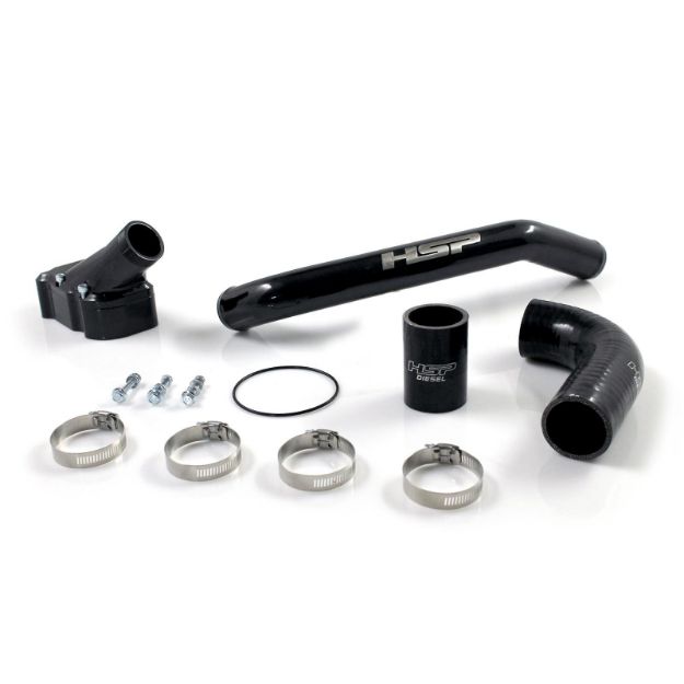 Picture of 2001-2005 Chevrolet / GMC Billet Thermostat Housing Kit Gloss Black HSP Diesel
