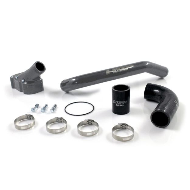Picture of 2001-2005 Chevrolet / GMC Billet Thermostat Housing Kit Dark Grey HSP Diesel