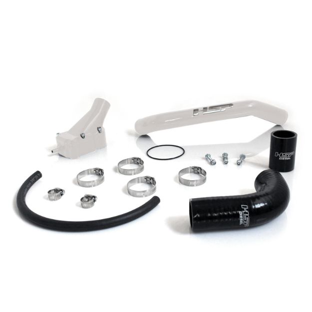 Picture of 2001-2005 Chevrolet / GMC Billet Thermostat Housing Kit W/ Coolant return White HSP Diesel