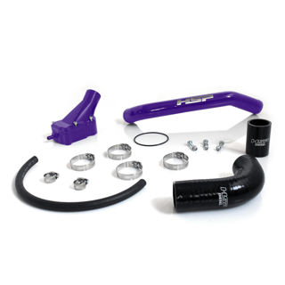 Picture of 2001-2005 Chevrolet / GMC Billet Thermostat Housing Kit W/ Coolant return Candy Purple HSP Diesel