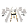 Picture of 2001-2010 Chevrolet / GMC 75 Inch Bolt On Traction Bars 3.5 Inch Axle Diameter White HSP Diesel