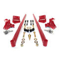 Picture of 2001-2010 Chevrolet / GMC 75 Inch Bolt On Traction Bars 3.5 Inch Axle Diameter Candy Red HSP Diesel