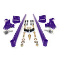 Picture of 2001-2010 Chevrolet / GMC 75 Inch Bolt On Traction Bars 3.5 Inch Axle Diameter Candy Purple HSP Diesel