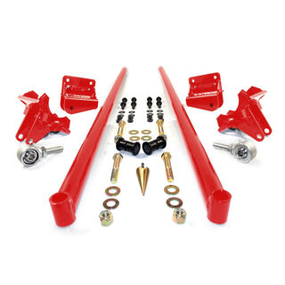 Picture of 2001-2010 Chevrolet / GMC 70 Inch Bolt On Traction Bars 3.5 Inch Axle Diameter Blood Red HSP Diesel