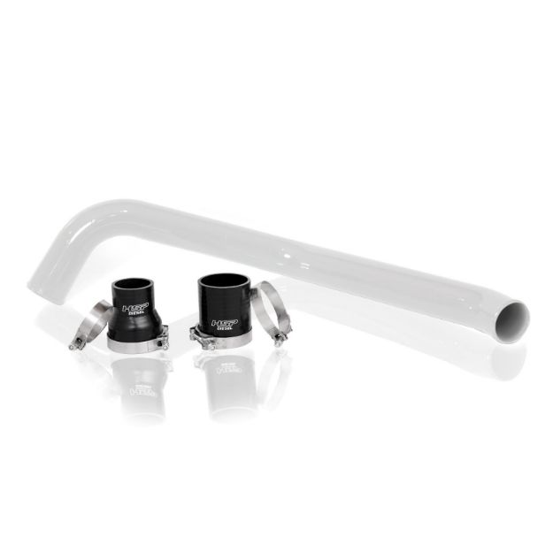 Picture of 2004.5-2010 Chevrolet / GMC Hot Side Intercooler Tube White HSP Diesel