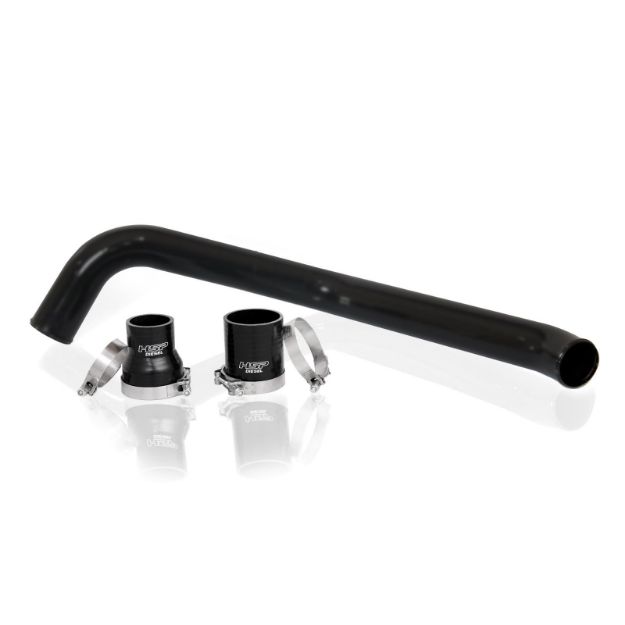 Picture of 2004.5-2010 Chevrolet / GMC Hot Side Intercooler Tube Satin Black HSP Diesel