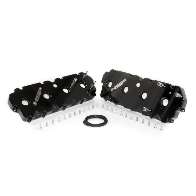 Picture of 2001-2004 Chevrolet / GMC Billet Valve Covers Gloss Black HSP Diesel