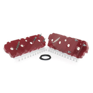 Picture of 2001-2004 Chevrolet / GMC Billet Valve Covers Candy Red HSP Diesel