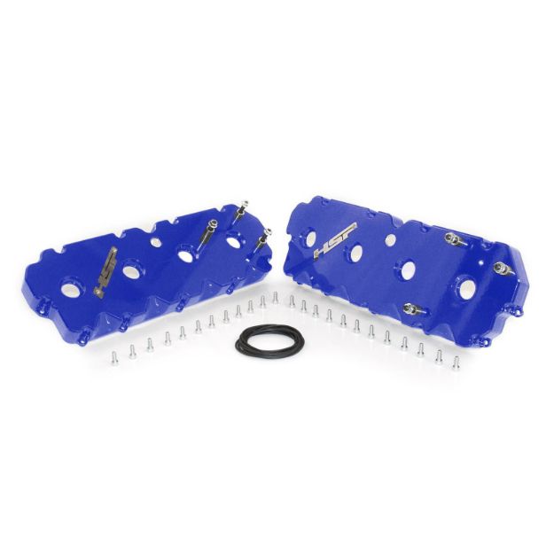 Picture of 2001-2004 Chevrolet / GMC Billet Valve Covers Candy Blue HSP Diesel