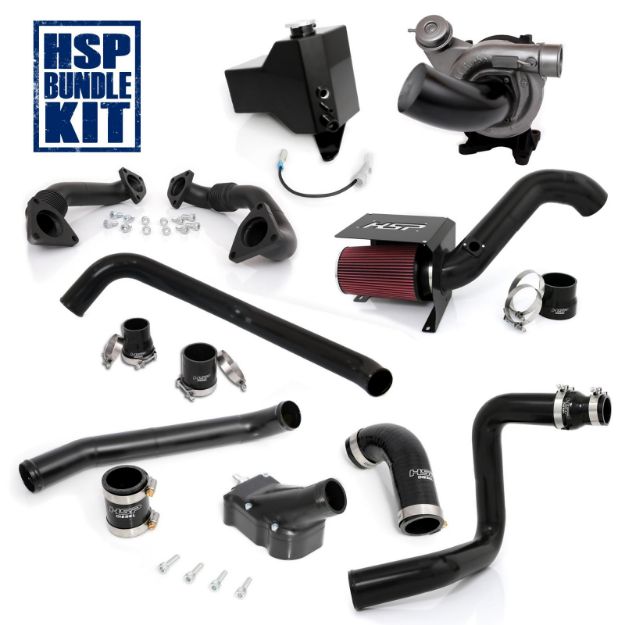 Picture of 2001-2004 Chevrolet / GMC Deluxe Max Air Flow Bundle Satin Black HSP Diesel