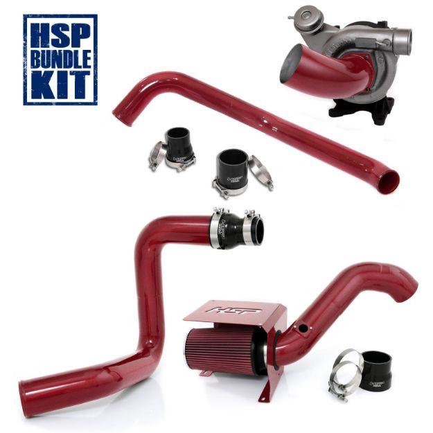 Picture of 2001-2004 Chevrolet / GMC Max Air Flow Bundle Candy Red HSP Diesel