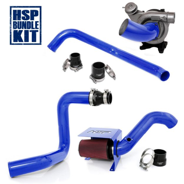 Picture of 2001-2004 Chevrolet / GMC Max Air Flow Bundle Candy Blue HSP Diesel