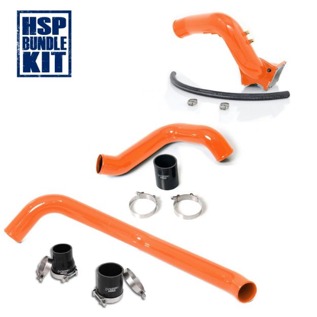 Picture of 2004.5-2005 Chevrolet / GMC Intercooler Charge Pipe Bundle Orange HSP Diesel